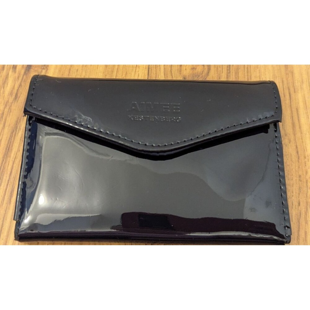 Aimee Kestenberg Navy Patent Leather Travel Jewelry Case